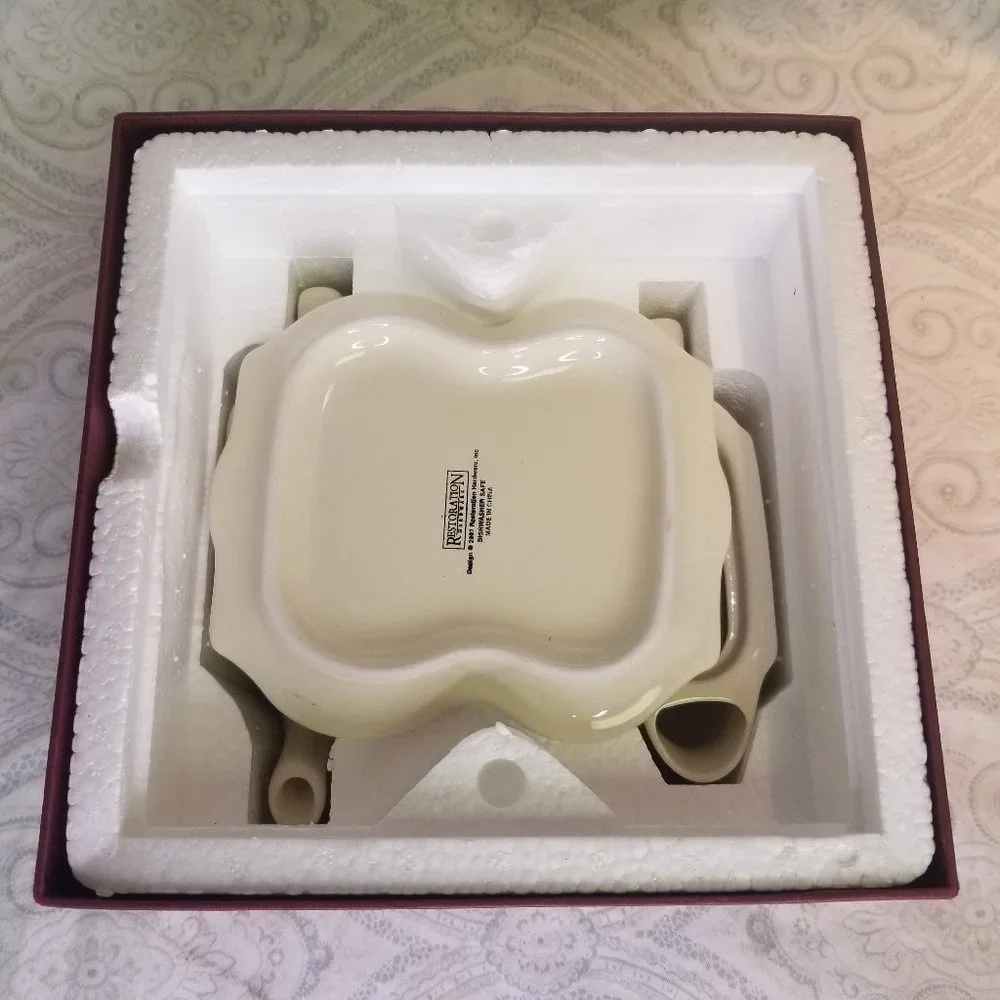 NIB Restoration Hardware Tea For Two Gift Set Teapots
